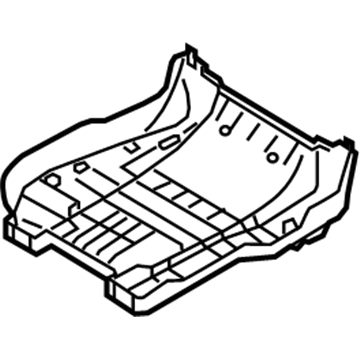 Kia 890201U510VA Cover-2ND Cushion Under