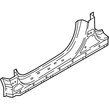 Kia 71312Q5D00 Panel-Side SILL OUTE