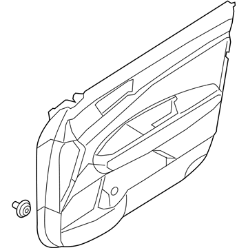 Kia 82308D5240BKF Panel Assembly-Front Doo