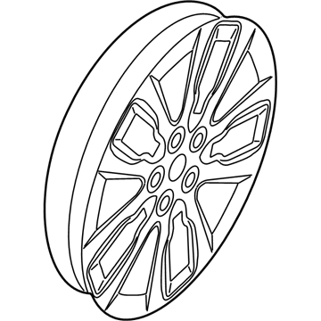 Kia 529101U495 Wheel Assembly-Aluminum