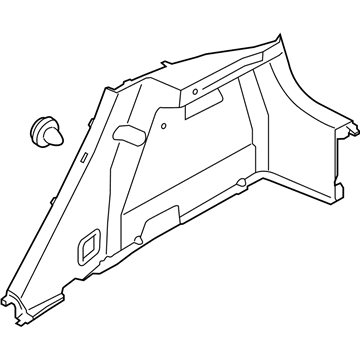 Kia 85730H9000WK Trim Assembly-Luggage Side