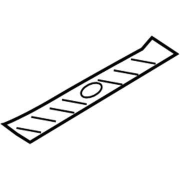 Kia 858841D000WK Trim-Rear Step Plate R