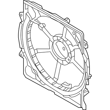 Kia Optima Fan Shroud - 25350D5200