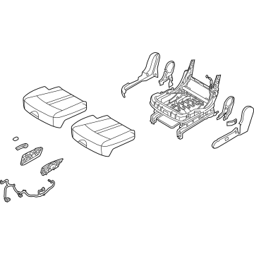 Kia 89200R5250MSQ Cushion Assembly-2ND Sea