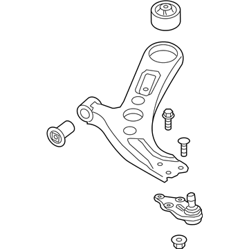 Kia 54500B2000 Arm Complete-Front Lower