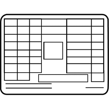 Kia 91941D5611 Label-Junction Box