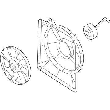 2008 Kia Sedona A/C Condenser Fan - 977304D970