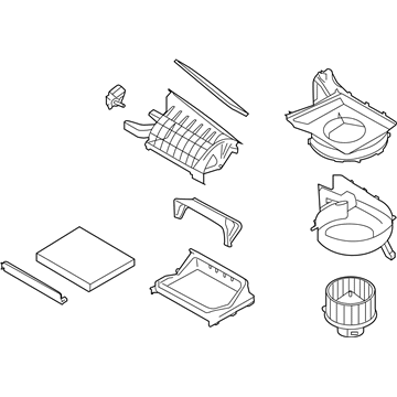 2022 Kia Forte Blower Motor - 97100M7000