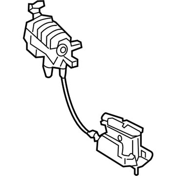 Kia 812303Z000 Tail Gate Latch Assembly