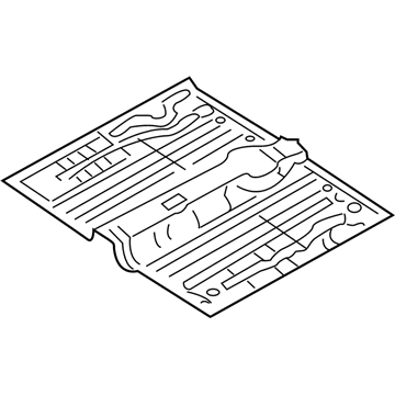 Kia 651001G300 Panel Complete-Front Floor