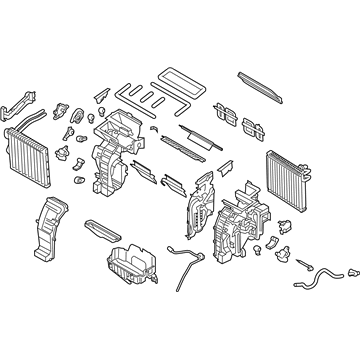 Kia 97205M7270 Heater & EVAPORATOR