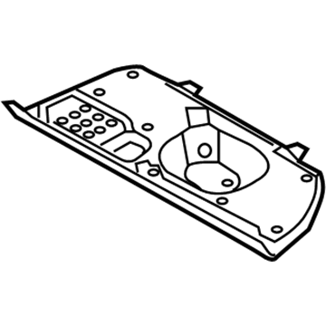 Kia 97285C6000WK Cover Assembly-Under,RH