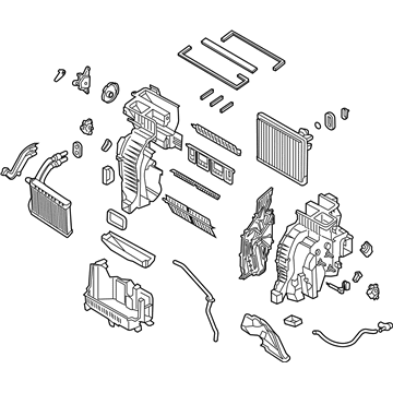 Kia 97205C6100 Heater & EVAPORATOR