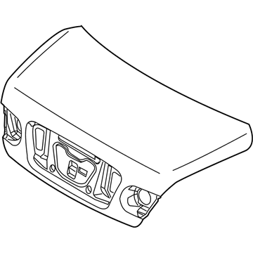 Kia 692003F050 Panel Assembly-Trunk Lid