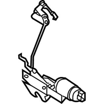 Kia 812203F000 Bell Crank & Latch Assembly