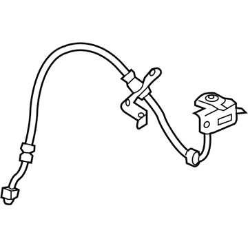 Kia 58732F6000 Hose-Brake Front,Rh