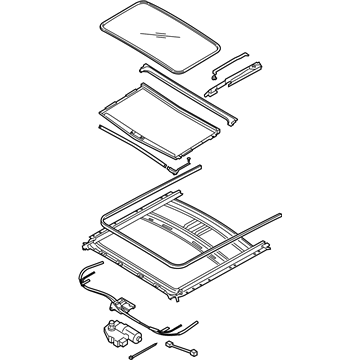 Kia 816003F001NF Sunroof Assembly