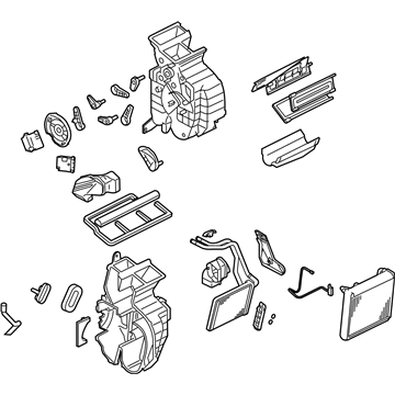 Kia 972052F000 Heater & EVAPORATOR