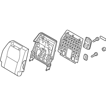 Kia 89400A9AA0D7J Back Assembly-3RD Seat R