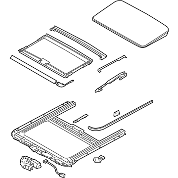 Kia 816002K300QW Sunroof Assembly