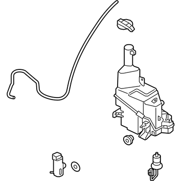 2016 Kia K900 Washer Pump - 986103T000