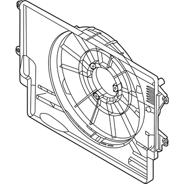 Kia Soul Fan Shroud - 25350J3280