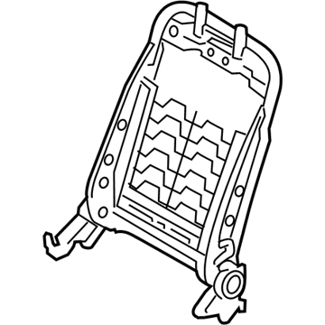 Kia 88410B2020 Frame Assembly-Front Seat B