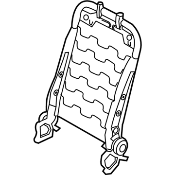 Kia 884101WAA0 Frame Assembly-Rear 1ST Cu