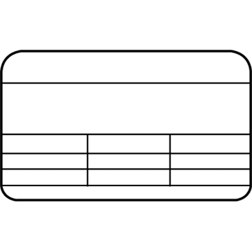 Kia 97699A7100 Label-Refrigerant