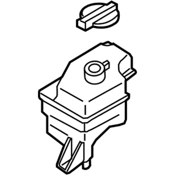 Kia 254302T000 Coolant Reservoir Tank Assembly