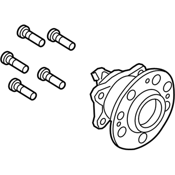 Kia 52730F0000 Rear Wheel Hub & Bearing Assembly