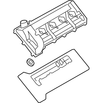 Kia 224103F300 Cover Assembly-Rocker LH