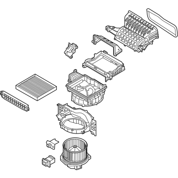 2022 Kia Seltos Blower Motor - 97100Q5280