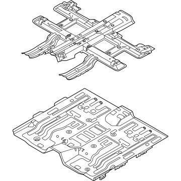 Kia 65100Q4000 Panel Assembly-Floor,Ctr