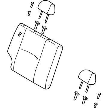 Kia 89400FD111791 Seat-Rear Back Side,RH