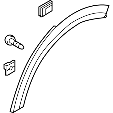 Kia 87742G5000 GARNISH Assembly-Quarter Sid