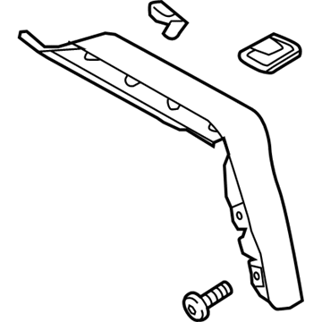 Kia 87360G5000 GARNISH Assembly-"D" Pillar