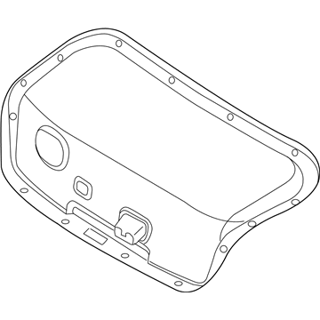 Kia 817503F000 Trim Assembly-Trunk Lid