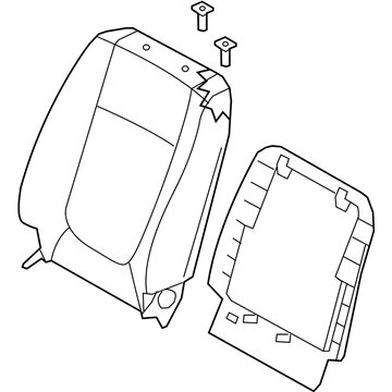 Kia 884042F161293 Back Assembly-Front Seat,LH