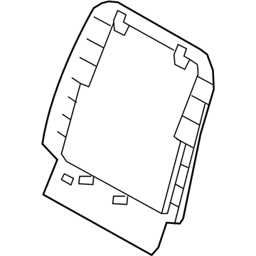 Kia 883972F00087 Back-Garnish Assembly