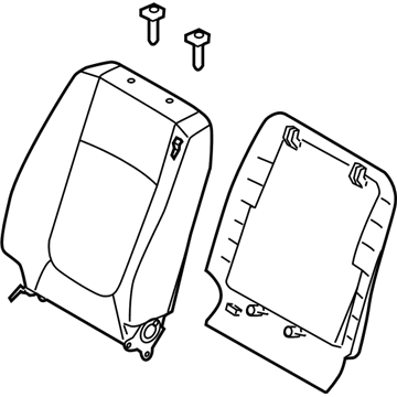 Kia 883032F281390 Back Assembly-Front Seat,LH