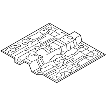 Kia 651002F510 Panel Assembly-Floor Center