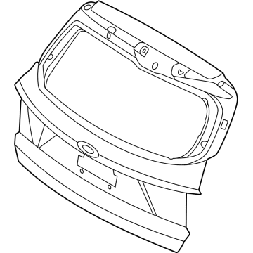 Kia 72800P4230 Panel Assembly-Tail Gate