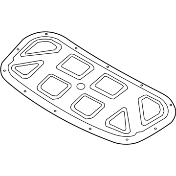 Kia 81125M7000 Pad-Hood Insulating