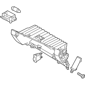 Kia 84540A9000GBU Cover Assembly-Glove Box