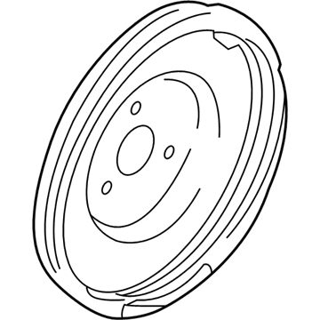 Kia 252212X000 PULLEY-WPUMP