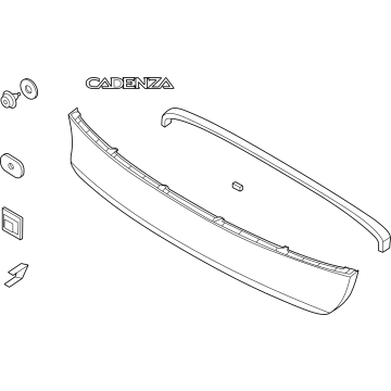 Kia 87370F6540 MOULDING Assembly-Back P