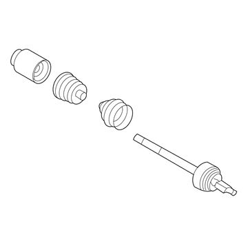 2006 Kia Optima Axle Shaft - 495002G500