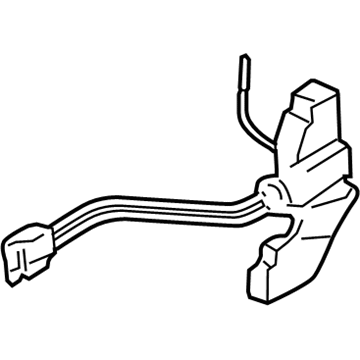 Kia 813102J010 Front Door Latch Assembly, Left