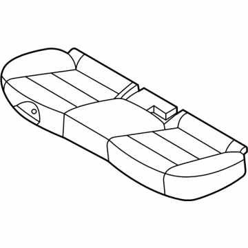 Kia 89160M6100B4B Rear Seat Covering Assembly